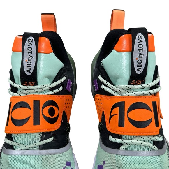 All City 10 V2 Men\'s Size 12 US Shoes Green‎ Black Orange Boom ABA 059-14 main image 5